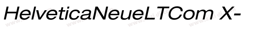 HelveticaNeueLTCom X字体转换